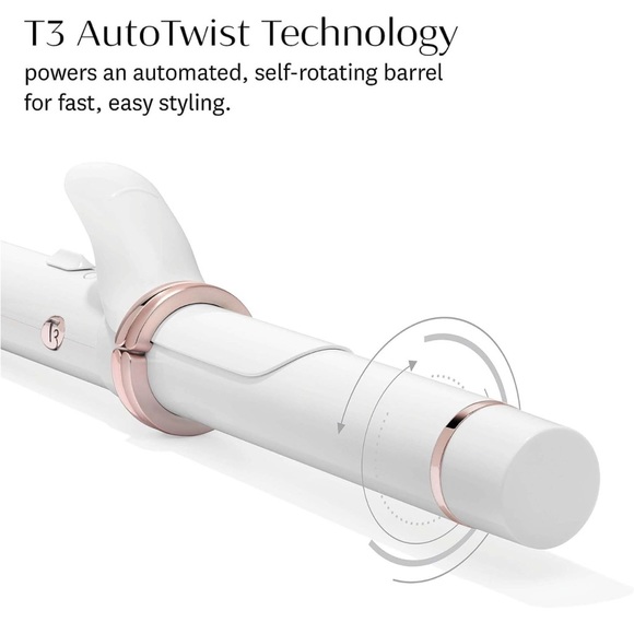 Other - 1.25" Automatic Rotating Curling Iron with Long Barrel, 2 Timer Settings